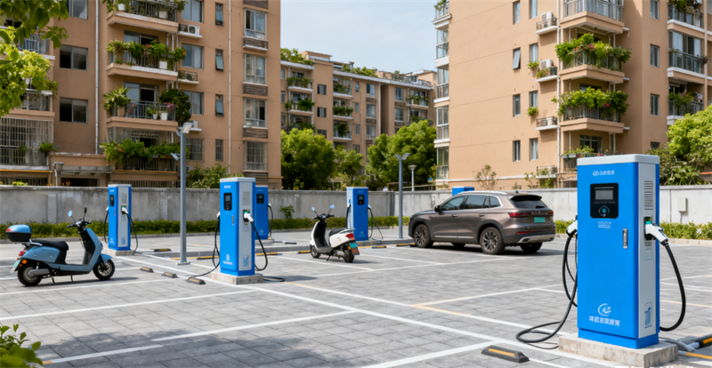 社区充电场